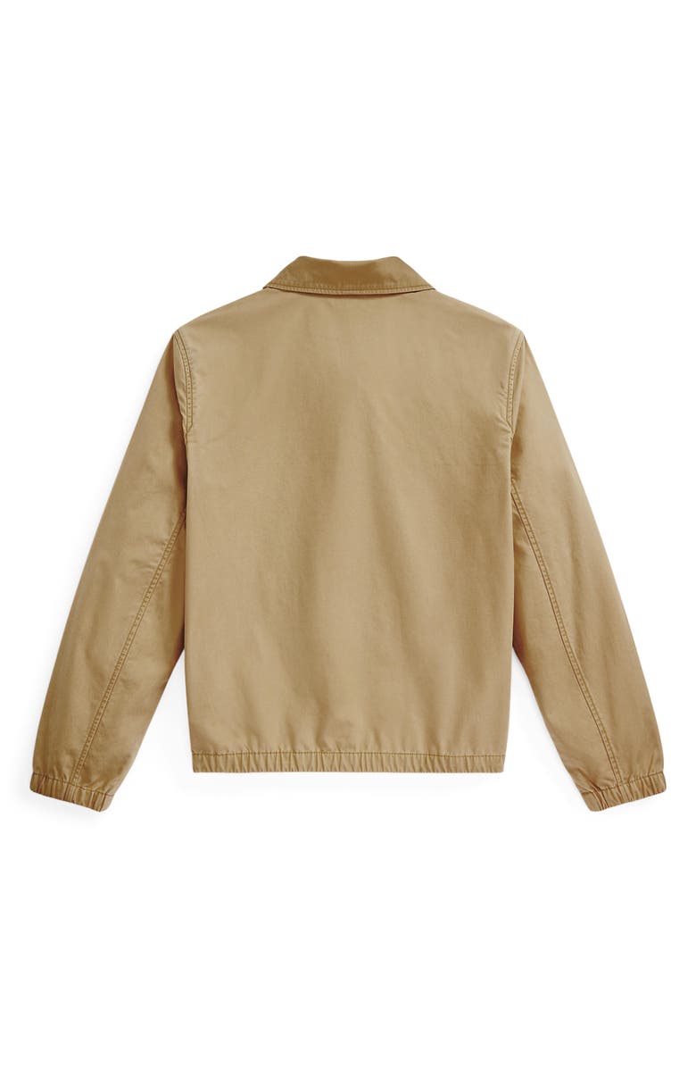 Polo Ralph Lauren Bayport Cotton Poplin Jacket, Alternate, color, Cafe Tan