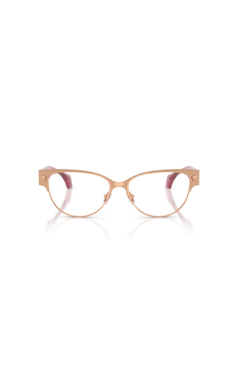 Versace 53mm Cat Eye optical glasses, Alternate, color, Pink