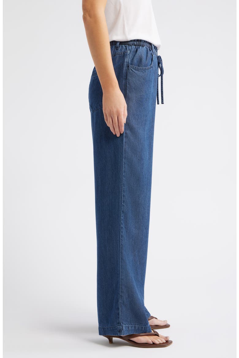 Wide Leg Crop Denim Pants, Alternate, color, HORIZON WASH