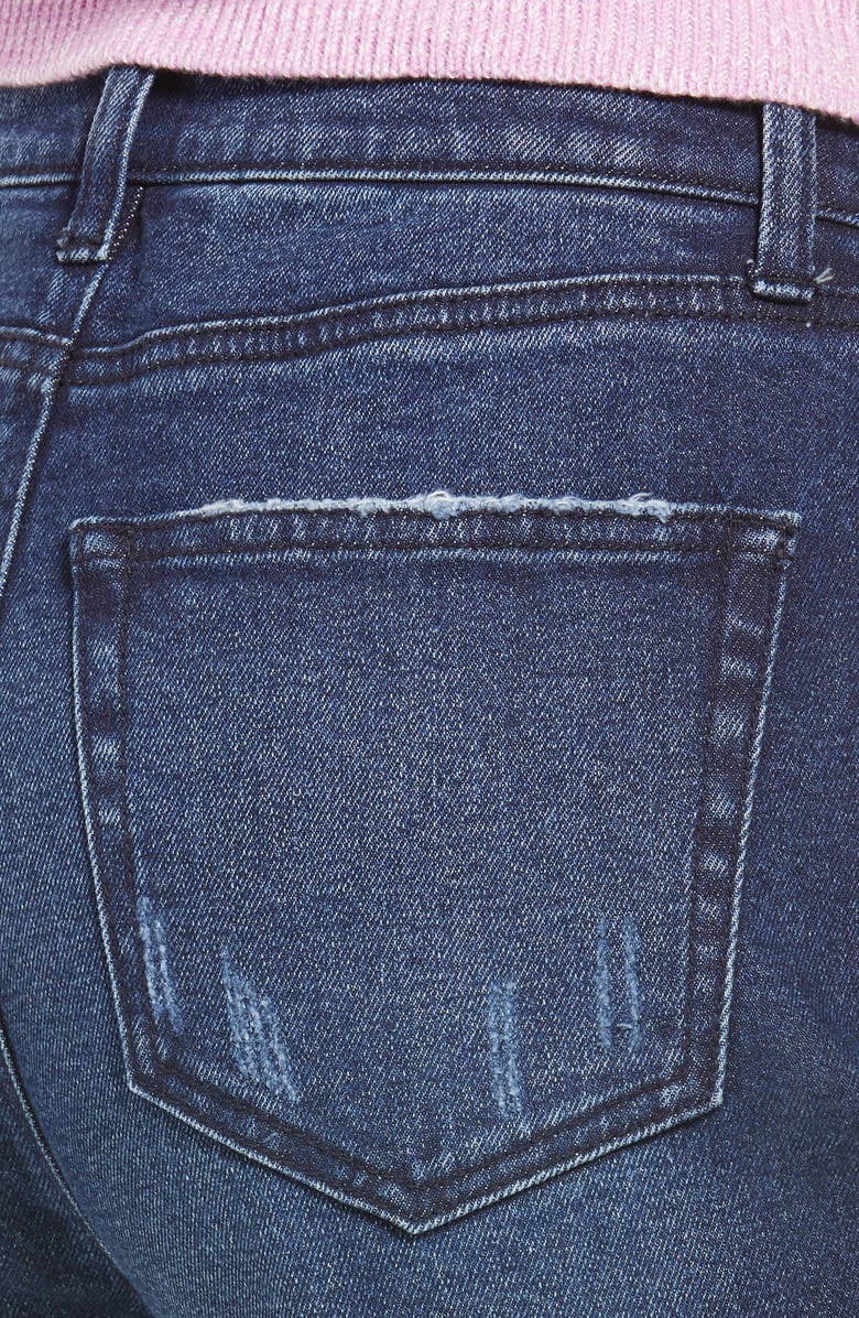 BP. High Waist Distressed Wide Leg Jeans, Alternate, color,