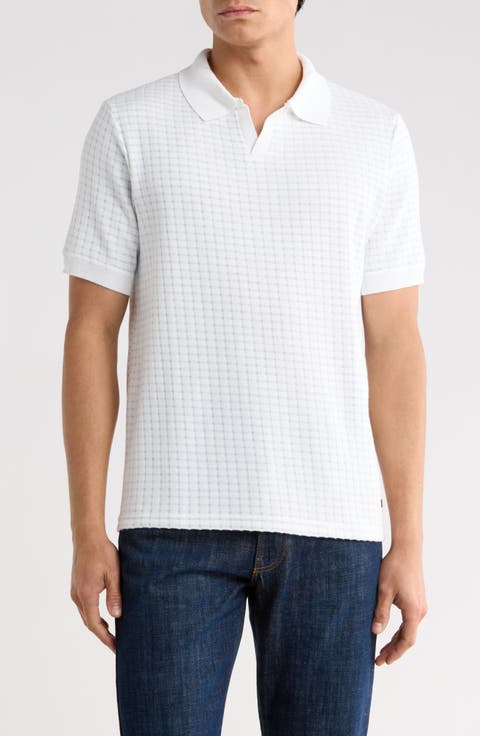 Writhan Johnny Collar Knit Polo