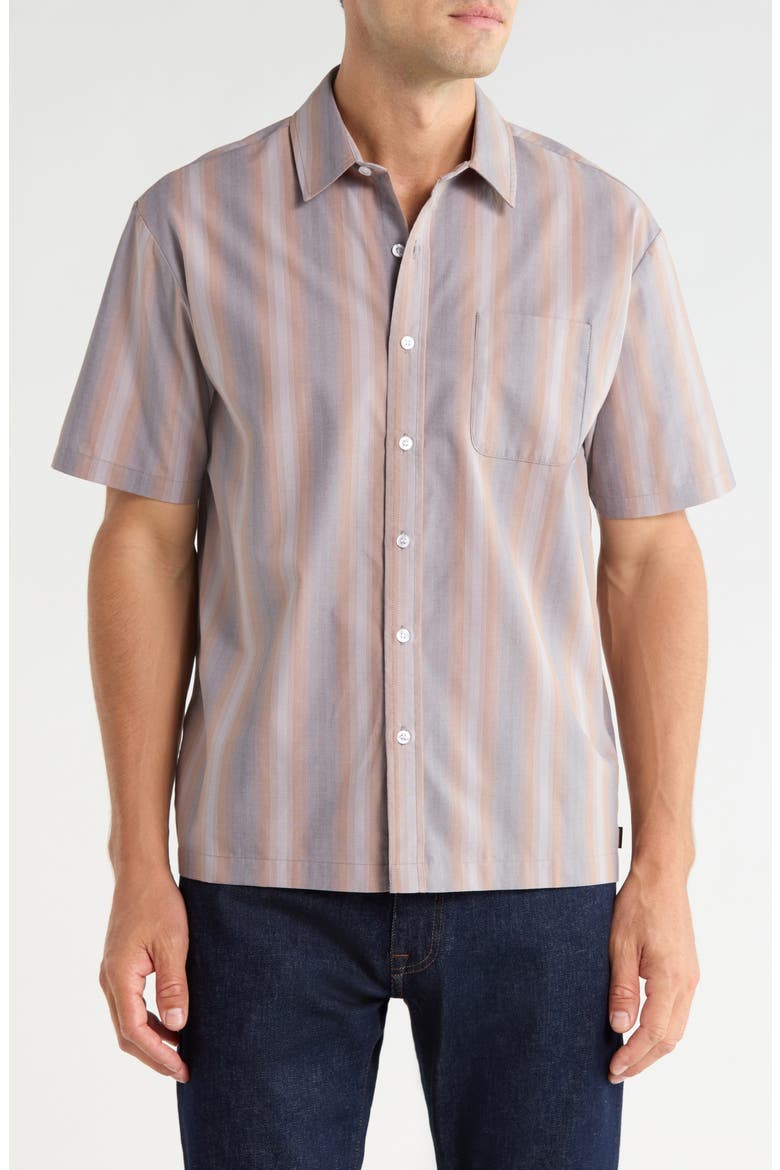Cru Relaxed Fit Short Sleeve Shirt, Main, color, CHRSS