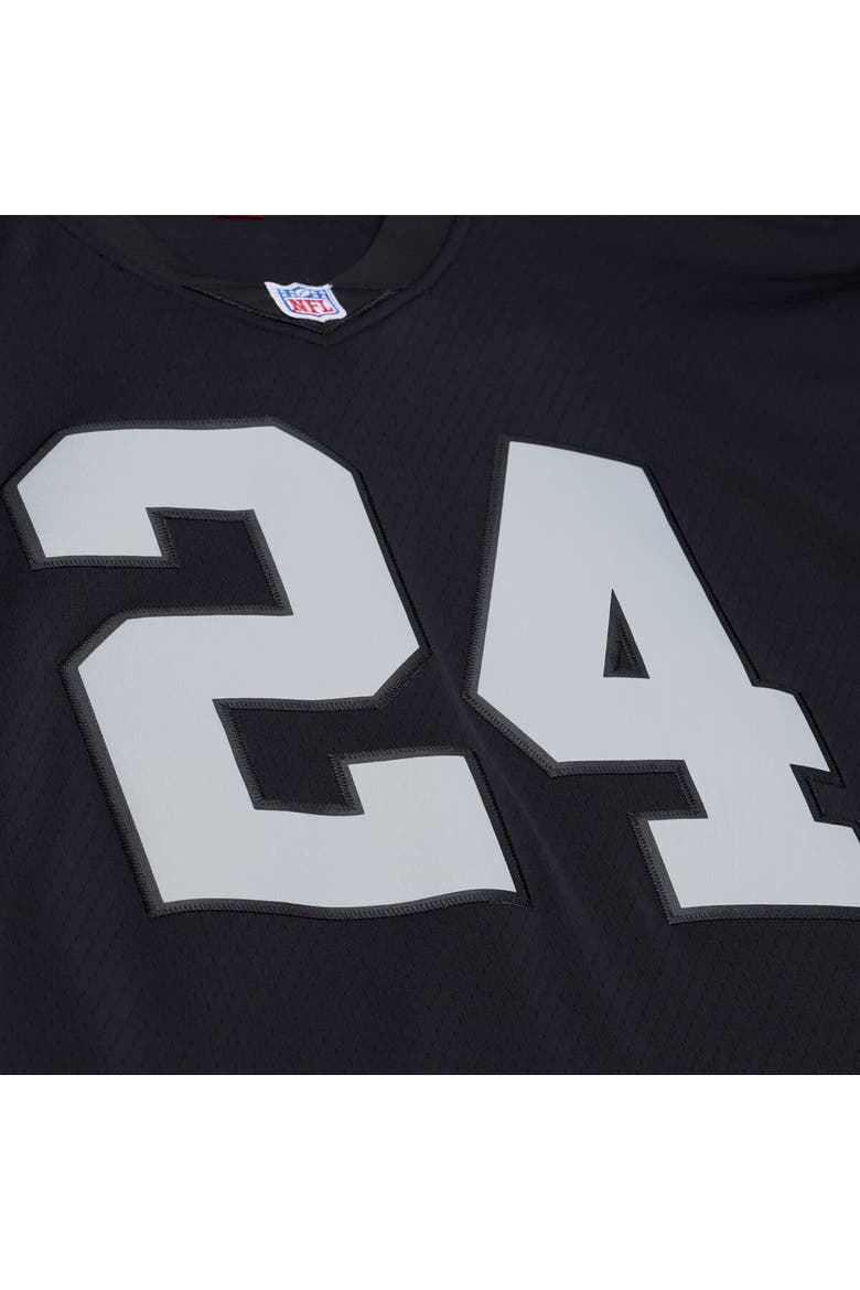 Men's Mitchell & Ness Marshawn Lynch Black Oakland Raiders Legacy Replica Jersey, Alternate, color, Black