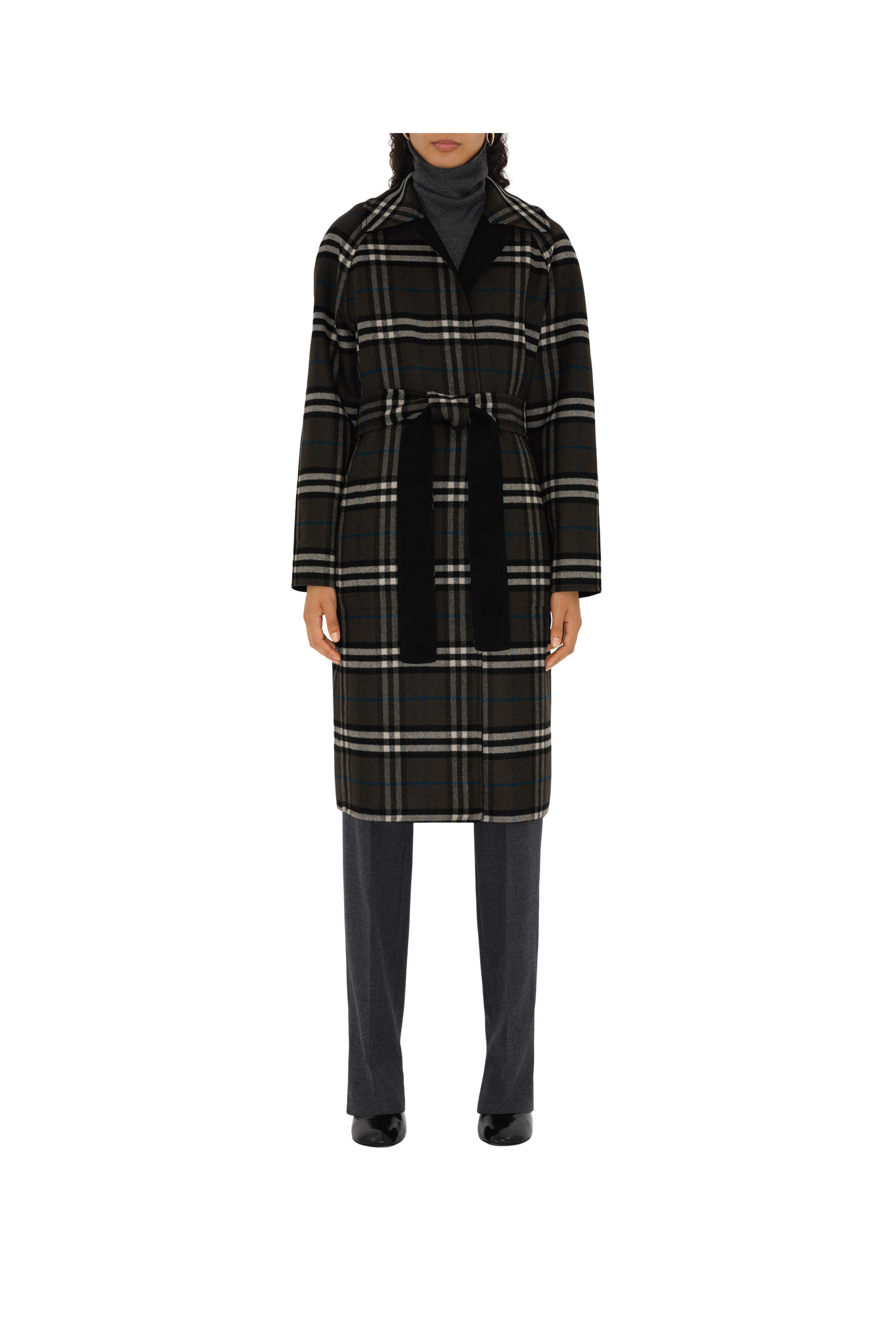 Reversible Wool Wrap Coat - image 2