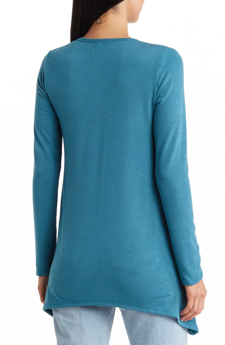 GO COUTURE Asymmetrical Swing Sweater, Alternate, color, Skydiver