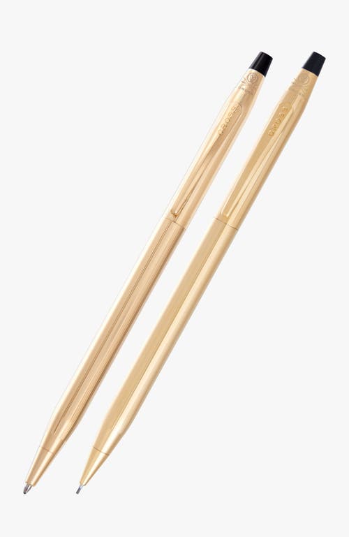 A.T. Cross Classic Century Pen and Pencil Set in 23Kt Gold  product