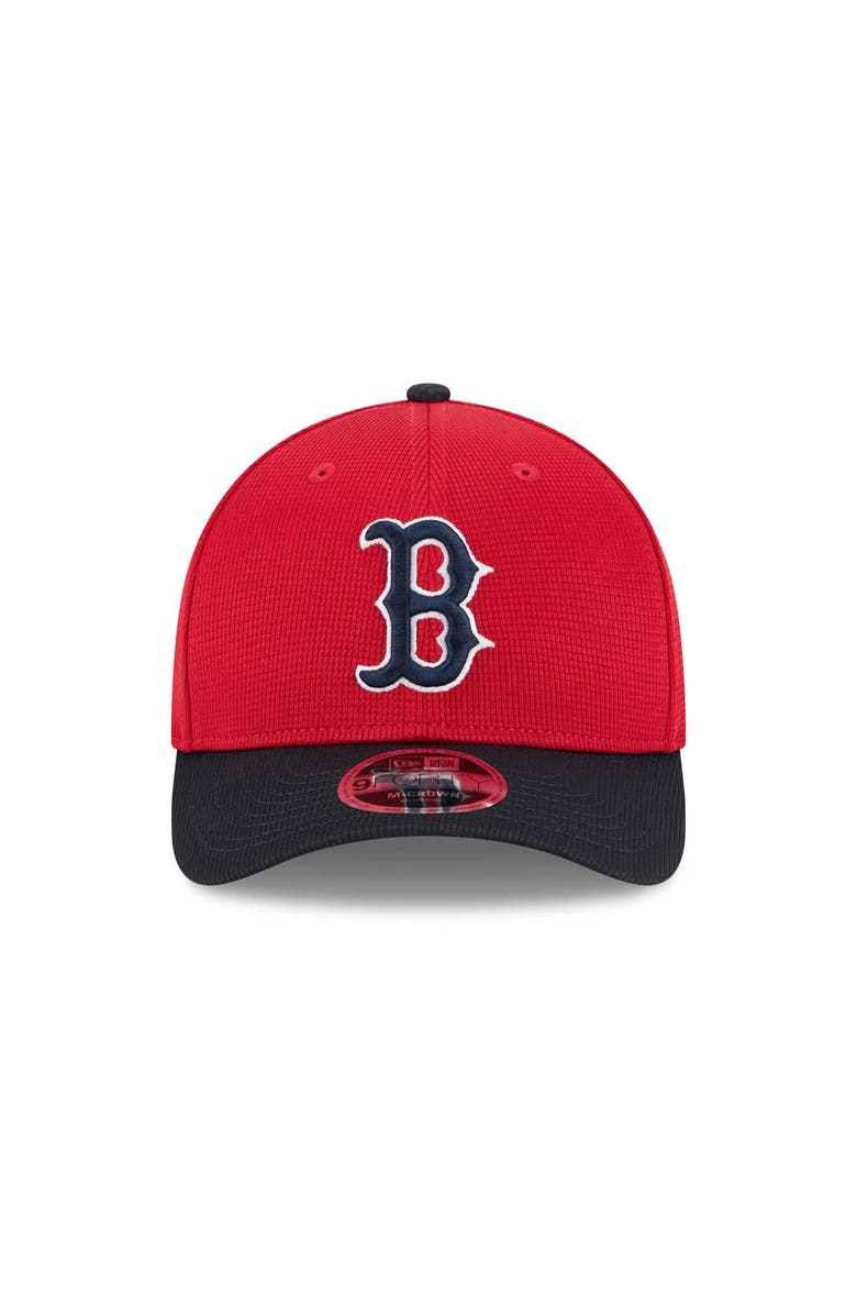 New Era Men's New Era Red/Black Boston Red Sox 2025 Batting Practice 9FORTY M-Crown Adjustable Hat, Alternate, color,