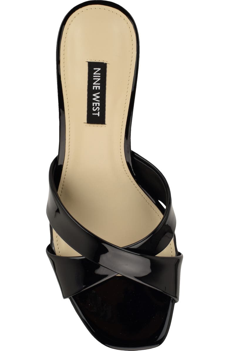 Nine West Merlana Kitten Heel Sandal, Alternate, color, Black