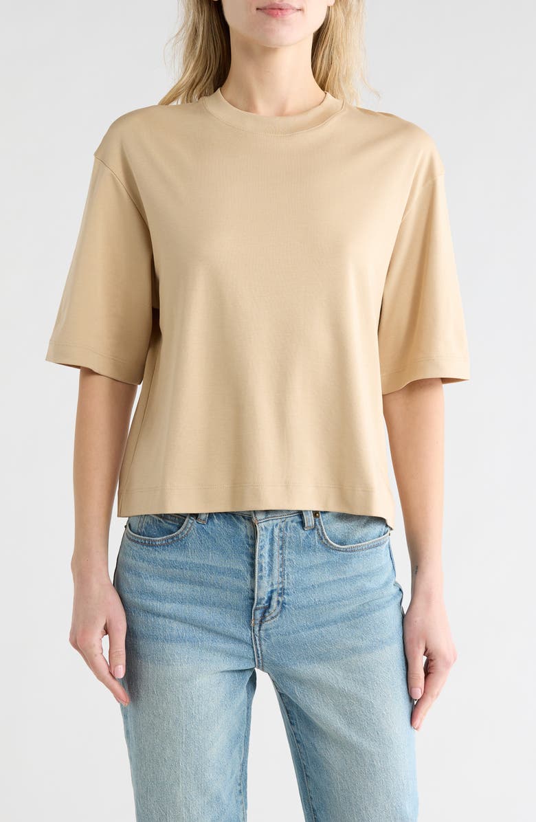 Vince Wide Sleeve Crop T-Shirt, Main, color, Cliff Side