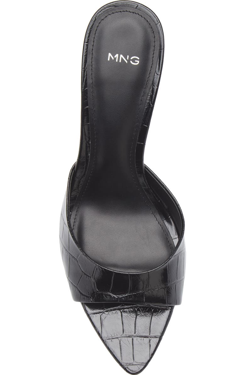 MANGO Pepyco Slide Sandal, Alternate, color, Black