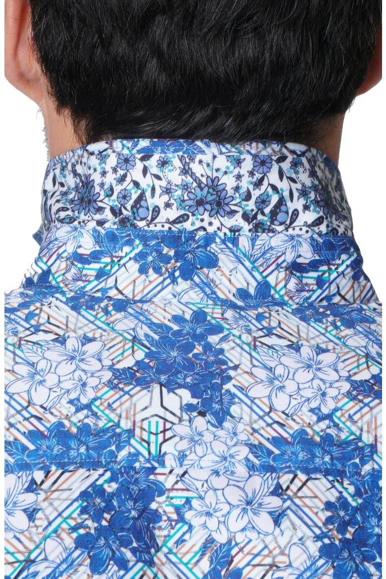 Jordan Long Sleeve Woven Button-Up Shirt, Alternate, color, MULTI