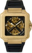 Off-White Proto Silicone Strap Automatic Watch, 38mm x 46.5mm