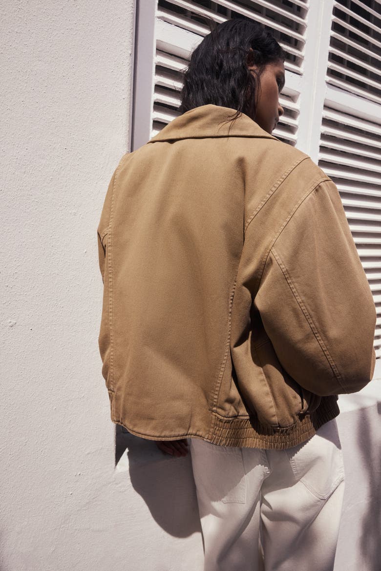 Padded Jacket, Alternate, color, Dark beige
