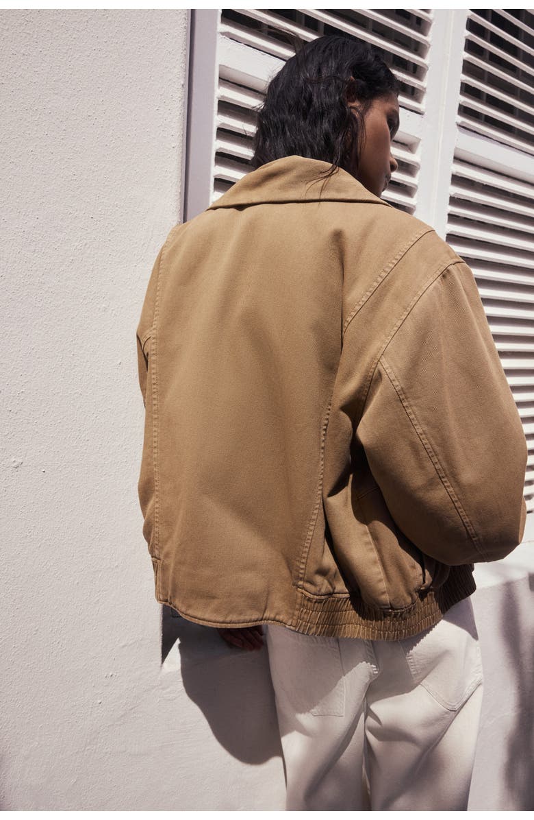 H&M Padded Jacket, Alternate, color, Dark Beige