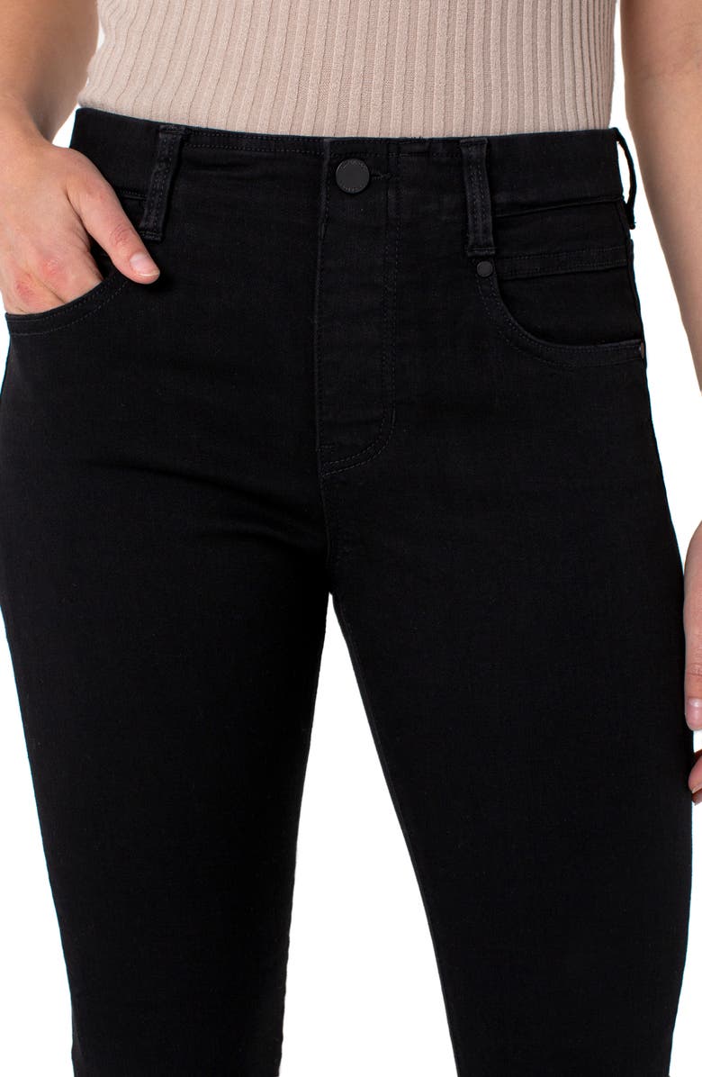 Liverpool Gia Glider Pull-On Skinny Jeans, Alternate, color, Black Rinse