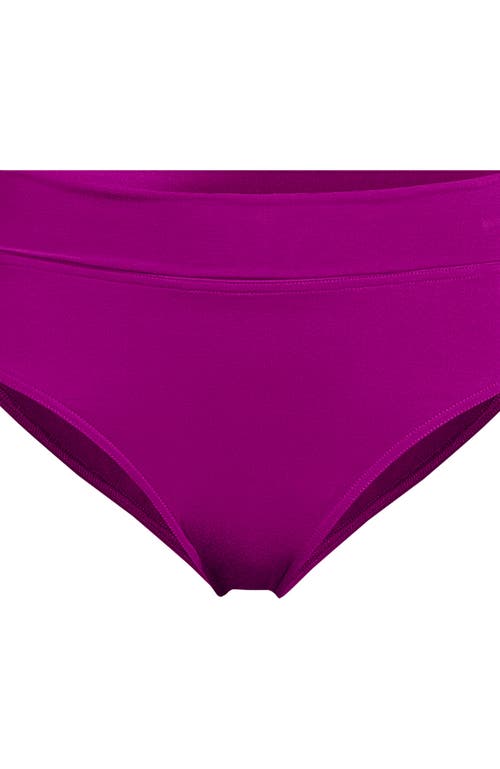 LANDS' END LANDS' END CHLORINE RESISTANT PINCHLESS HIGH WAISTED BIKINI BOTTOMS
