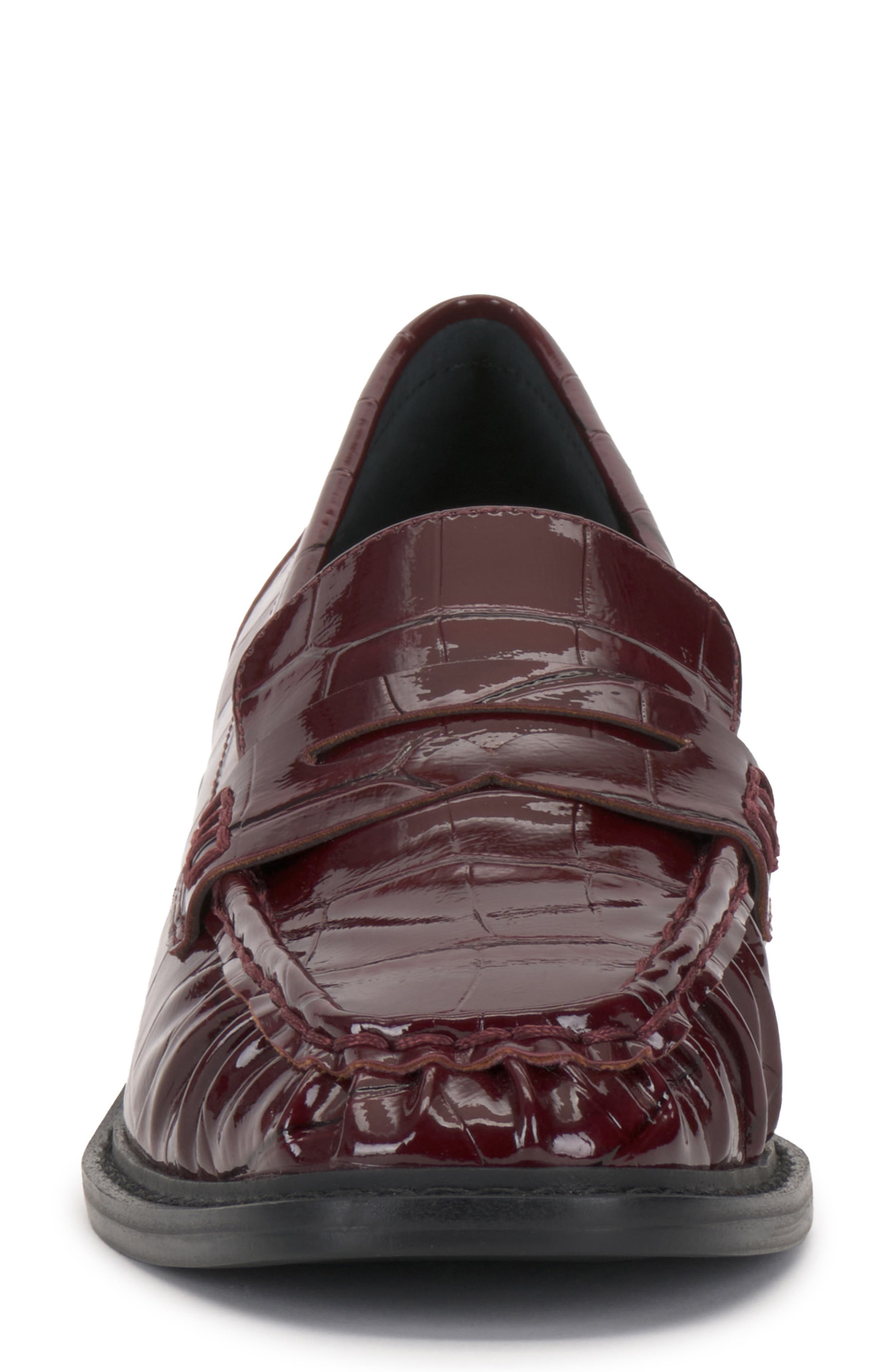 Eshnie Penny Loafer Pump, Alternate, color, RICH CHANTI