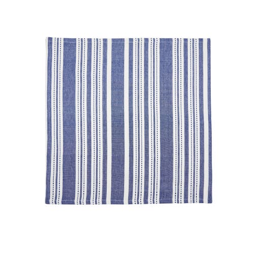 C & F Home C&f Home Warner Navy Napkins Set Of 6 In Multi