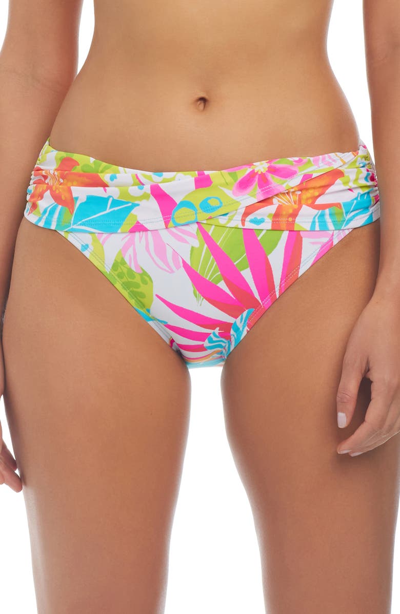 BLEU by Rod Beattie Packing a Punch Sarong Hipster Bikini Bottoms, Main, color, 