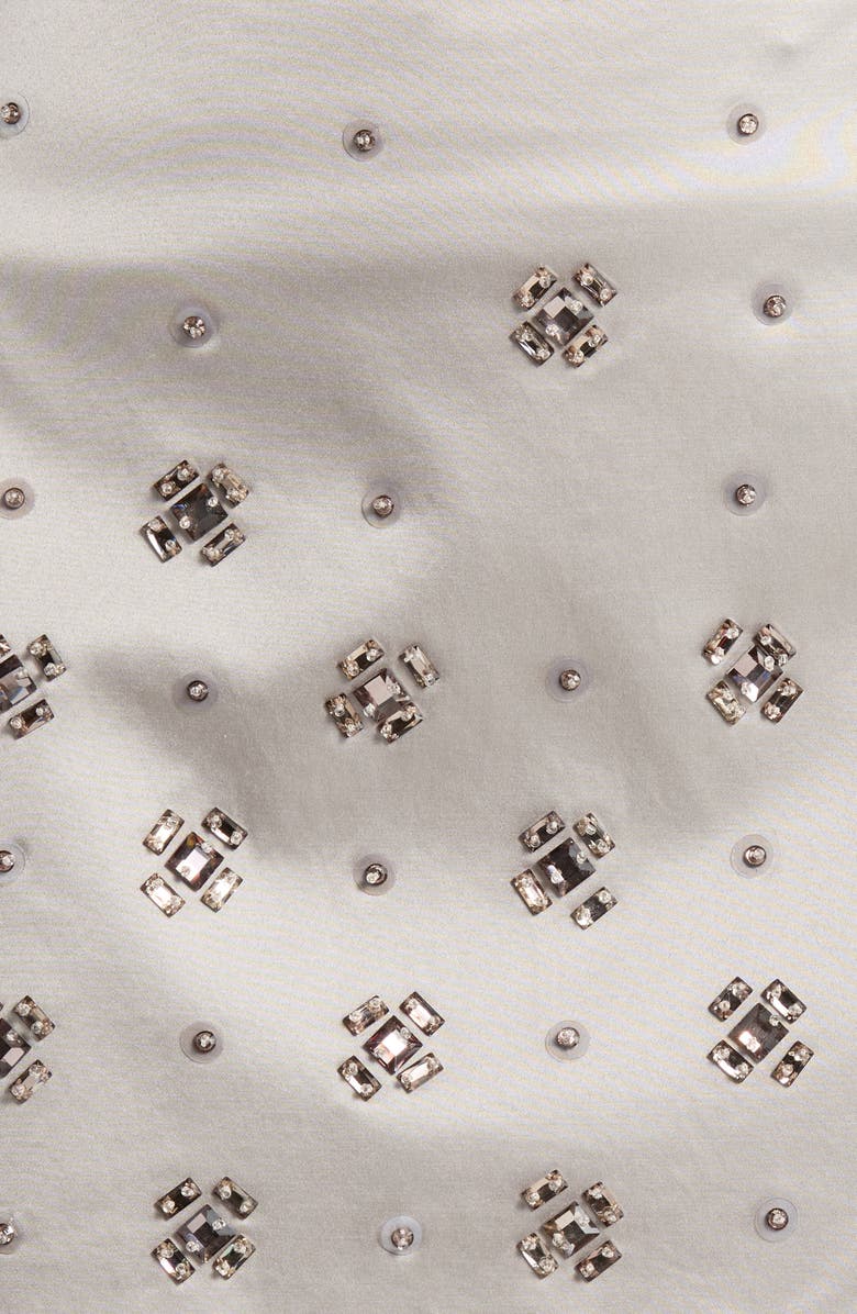 Veronica Beard Olenna Embellished Miniskirt, Alternate, color, Silver