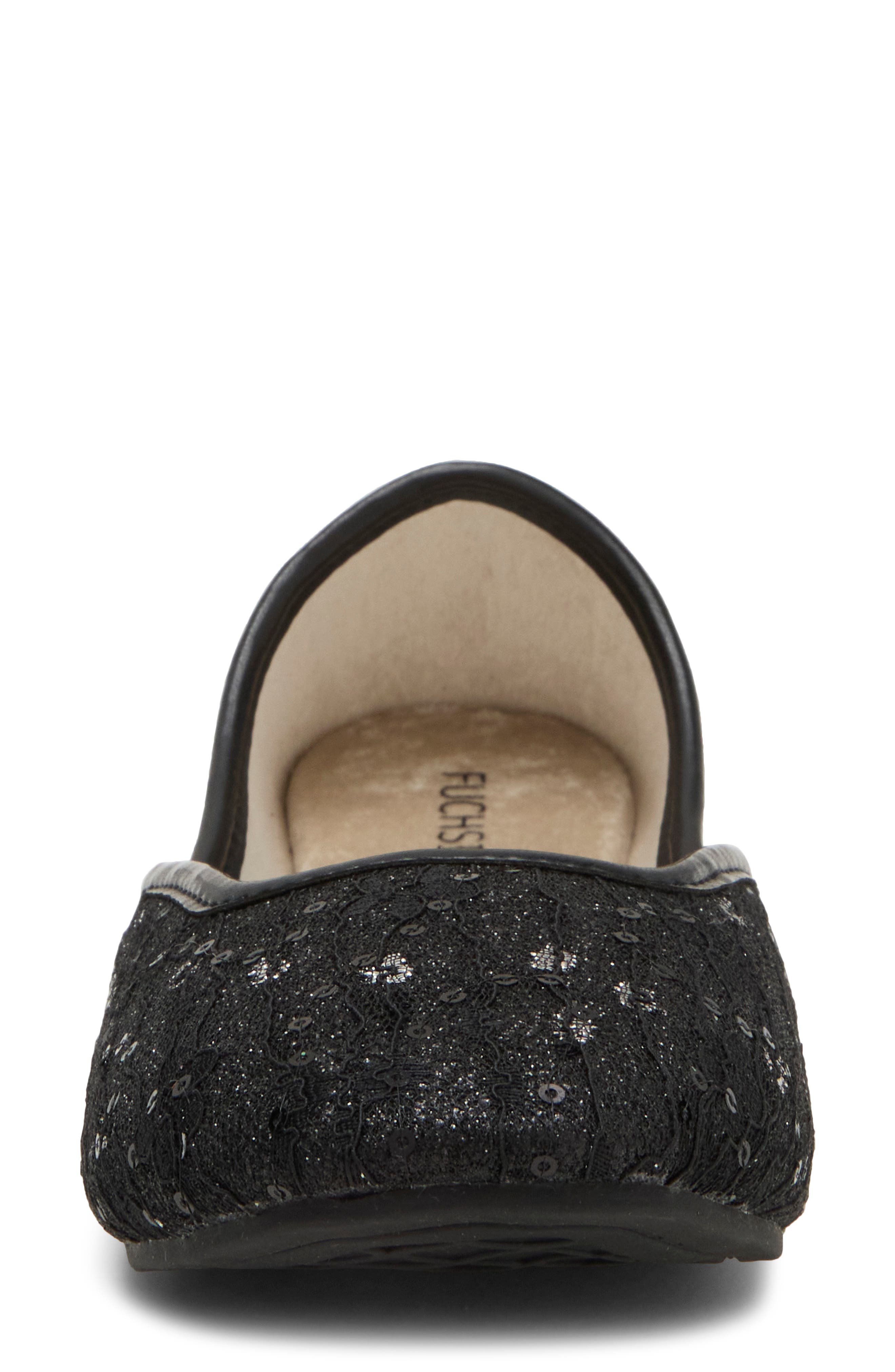 Starnight Jutti Flat, Alternate, color, BLACK