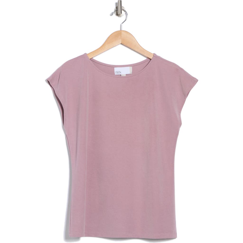 Nordstrom Rack Cap Sleeve Modal Blend T-shirt In Purple Morn