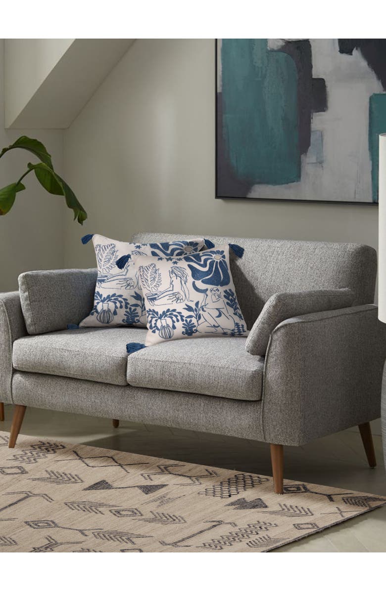 GAURI KOHLI Sialkot Throw Pillow Cover, Alternate, color, Multicolred