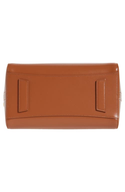 Givenchy Small Antigona Leather Satchel In Brown