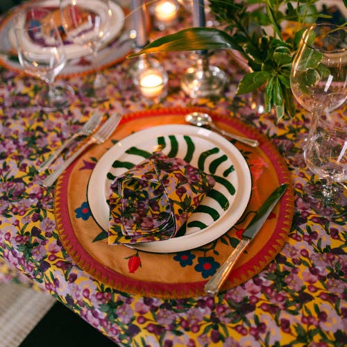 Sophie Williamson Design Napkins Romance In Brown
