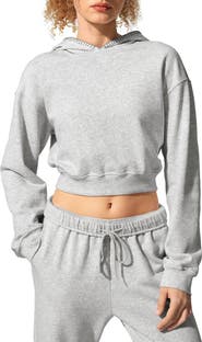 Lilysilk SILKERRY Cropped Fit Seamflow Poise Pullover Hoddie