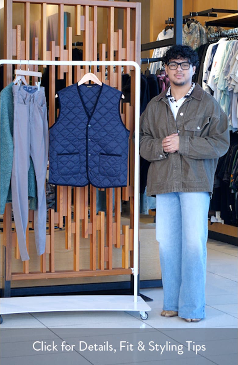 Modern Quilted Nylon Vest, sales video thumbnail