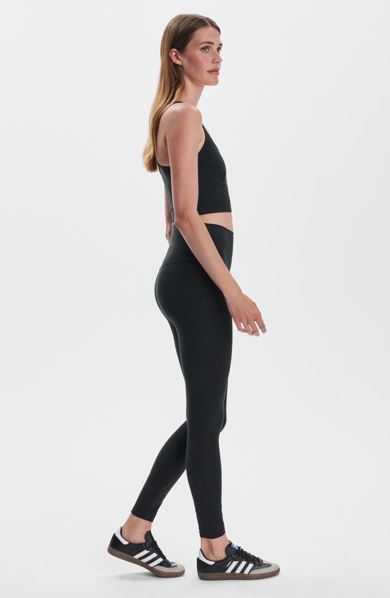 Varley Always Surrey Longline Sports Bra, Alternate, color, Black