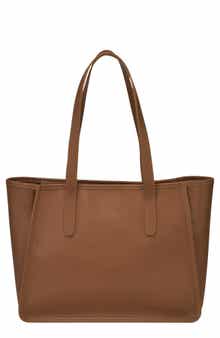Longchamp Le Foulonné Leather Shoulder Tote