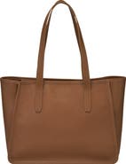 Longchamp Le Foulonné Leather Shoulder Tote