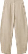 MANGO Pleated Barrel Leg Pants