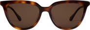 Mohala Eyewear Lanikai 53mm Low Nose Bridge Wide Width Polarized Cat Eye Sunglasses