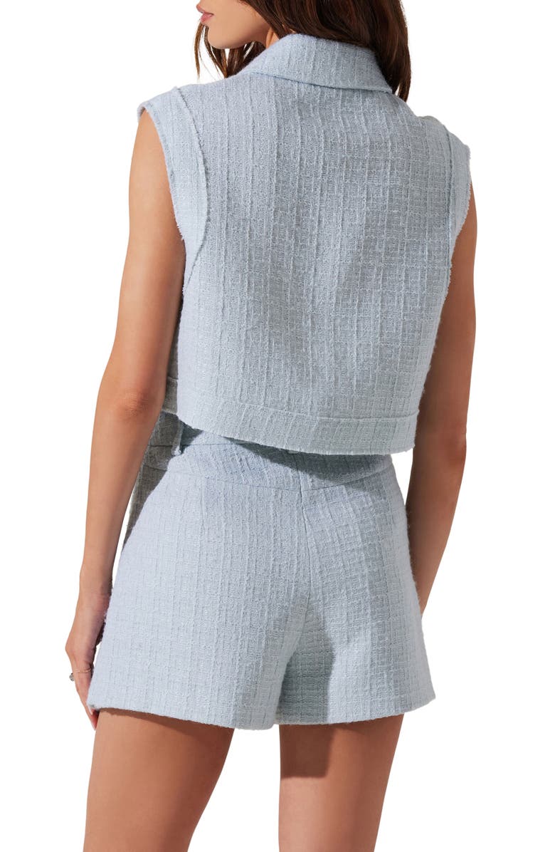 ASTR the Label Jhene Sleeveless Wool Blend Tweed Top, Alternate, color, 
