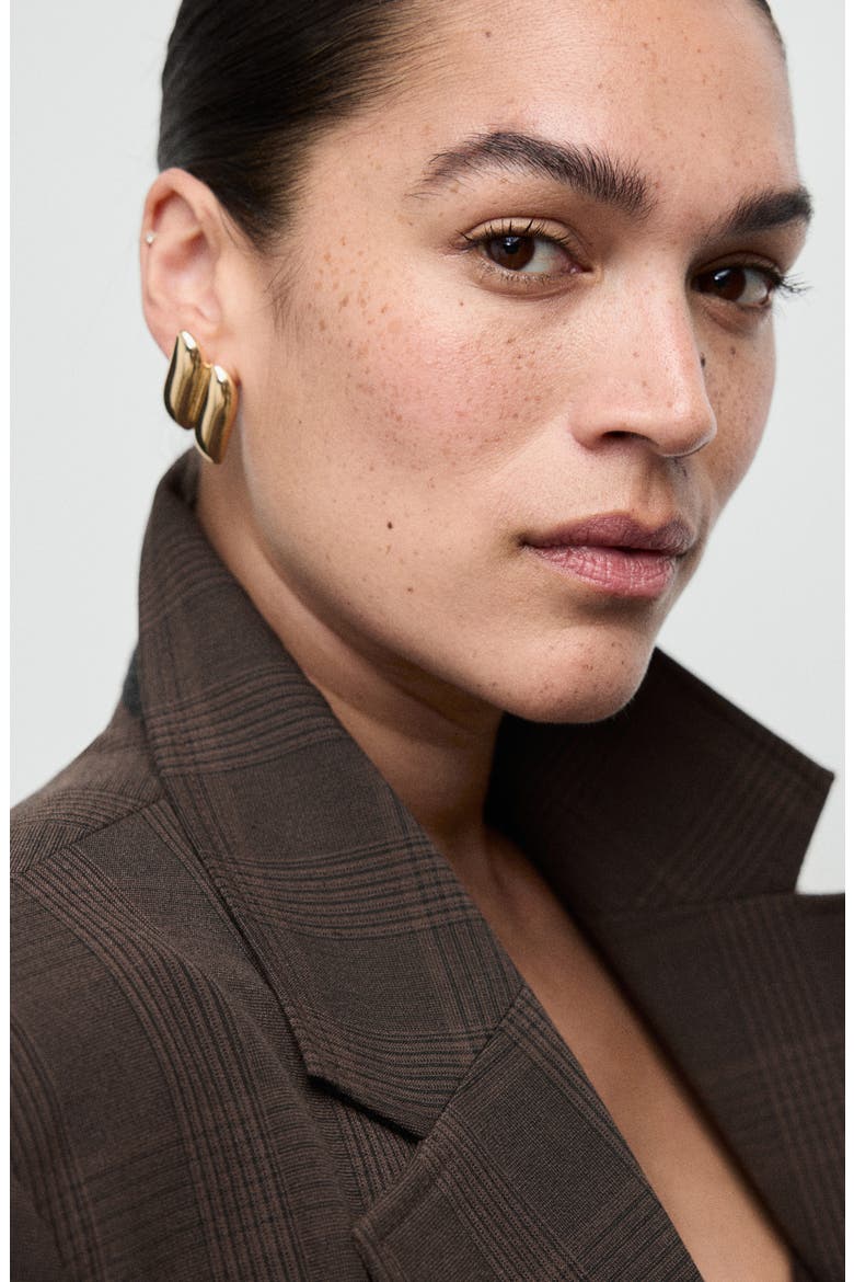 Double Breasted Suit Jacket, Alternate, color, BROWN