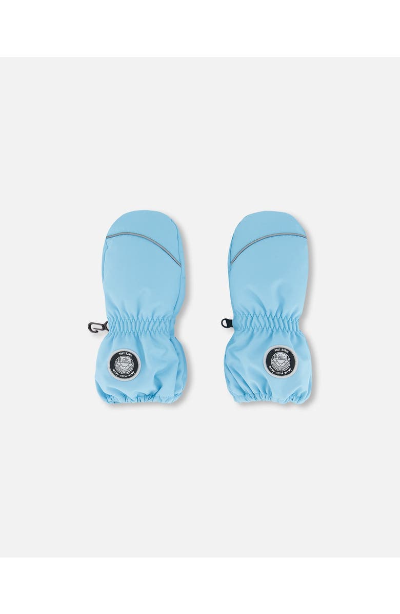 Deux par Deux Kids Unisex Solid Mittens Air Blue, Main, color, 