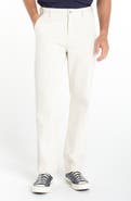 Liverpool Los Angeles Sutton Stripe Loose Straight Cotton Denim Pants