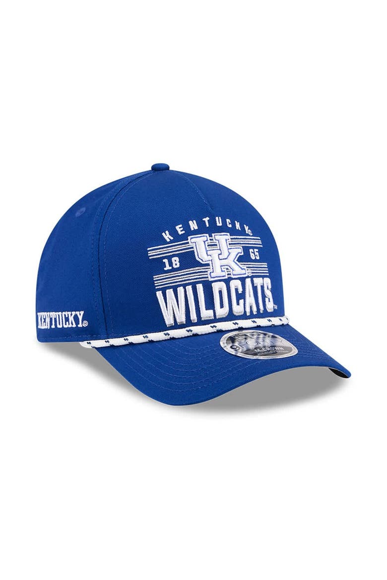 Men's New Era  Royal Kentucky Wildcats Historic March Madness 9FORTY M-Crown Adjustable Hat, Main, color, Royal