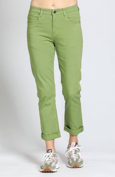 Mid Rise Girlfriend Jeans