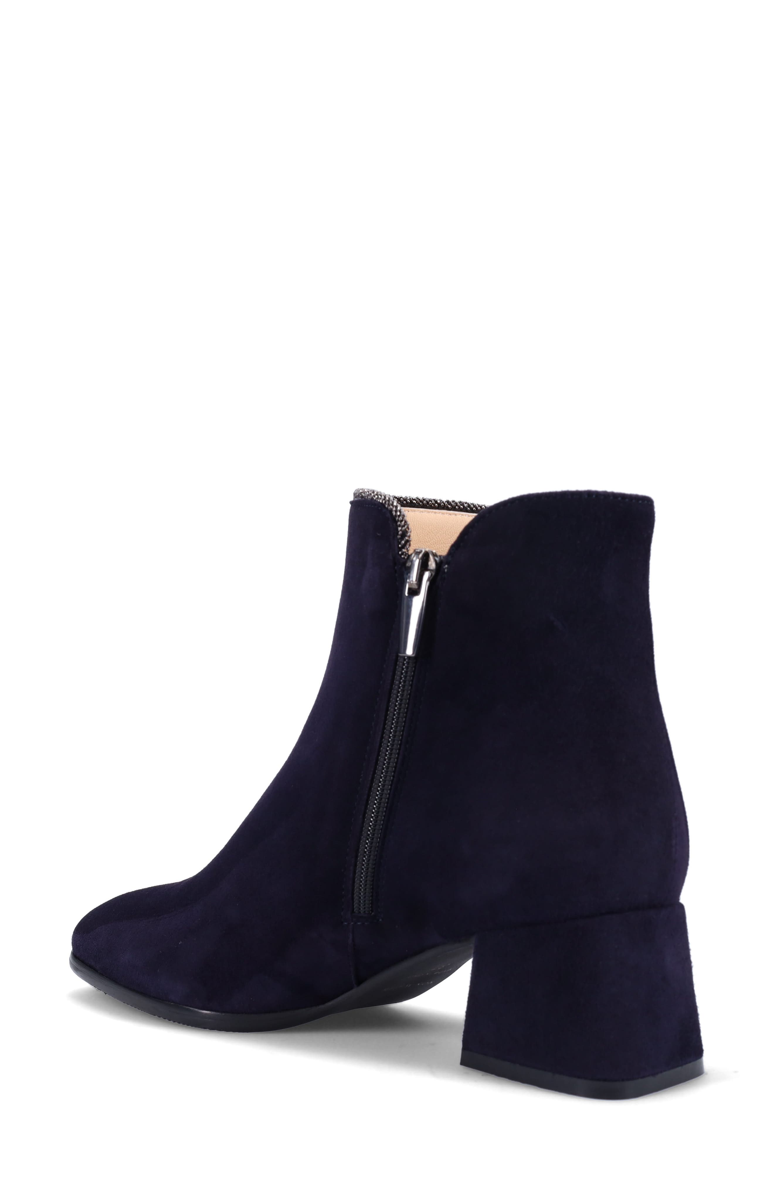Janelle Water Resistant Bootie, Alternate, color, FRENCH NAVY SUEDE