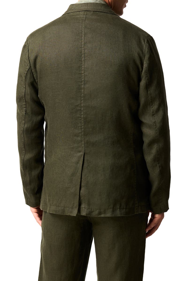 Rodd & Gunn Resort Linen Jacket, Alternate, color, Dark Olive