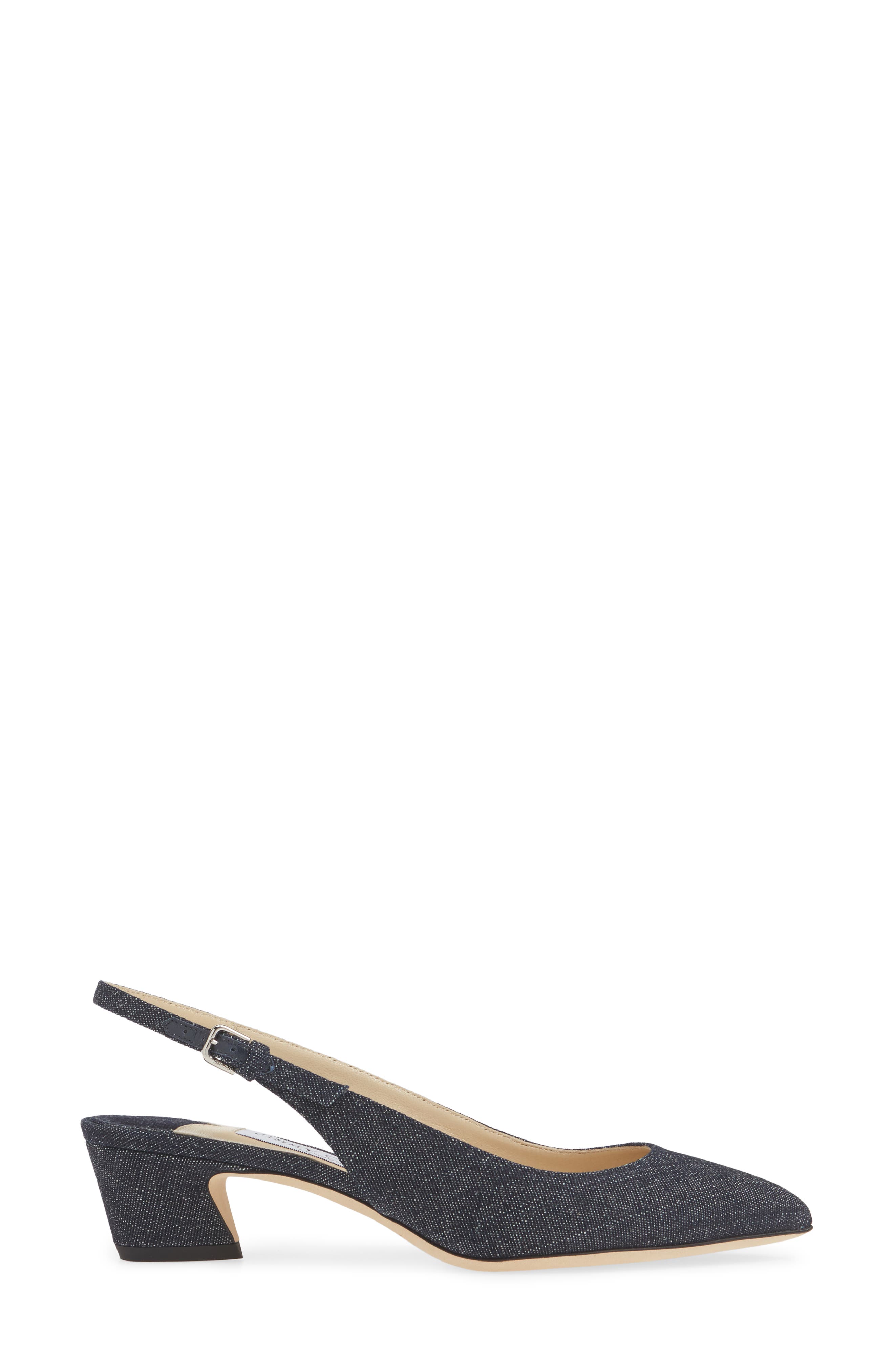 Gemma Slingback Pump, Alternate, color, INDIGO DENIM