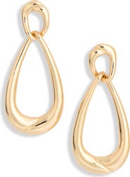NORDSTROM RACK Elongated Teardrop Drop Earrings