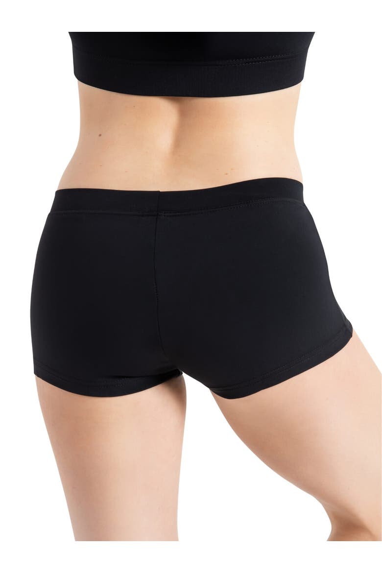 Boy Cut Low Rise Shorts, Alternate, color, black