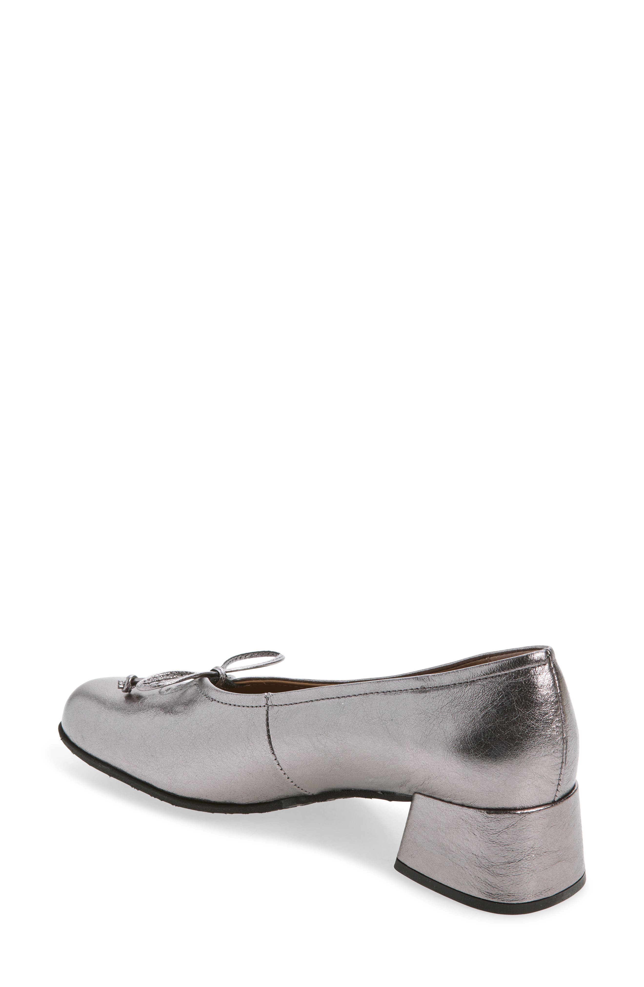 Block Heel Pump, Alternate, color, SILVER