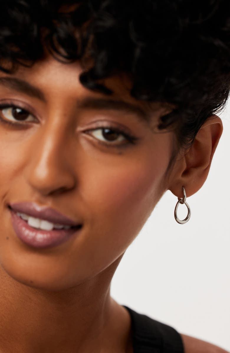 Ana Luisa Gold Drop Earrings - Sage, Alternate, color, Silver