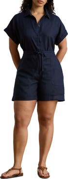 Lauren Ralph Lauren Linen Drawstring Shorts